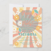 Peace Love & Party Hippie Party Kaart (Voorkant)