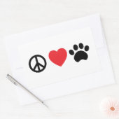 Peace Love Paw Sticker (Envelop)