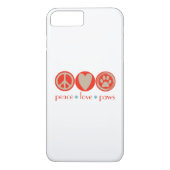Peace Love Paws Case-Mate iPhone Case (Achterkant)