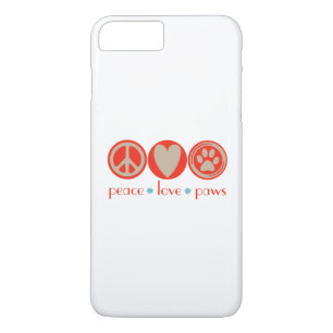 Peace Love Paws Case-Mate iPhone Case