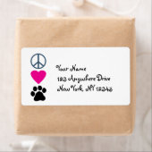 Peace Love Paws Etiket (Insitu)