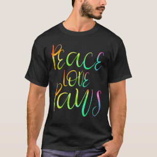 Peace Love Paws Rescue Shelter Foster Hond Kat Hor T-shirt
