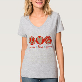Peace Love Paws T-shirt