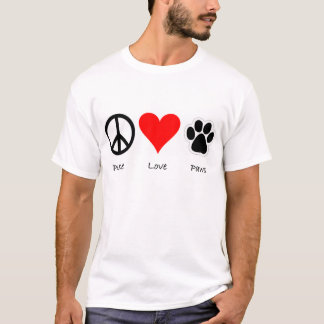 Peace Love Paws T-shirt