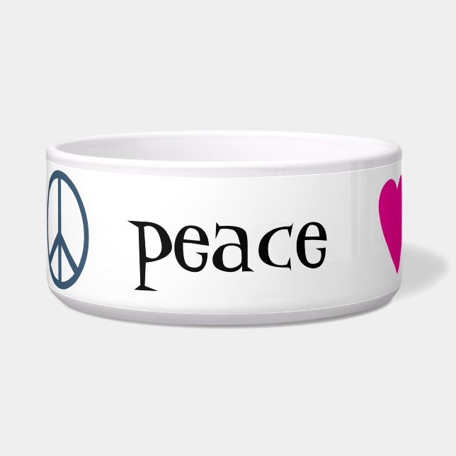 Peace Love Paws Voerbakje (Links)