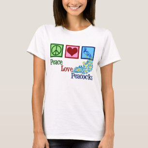 Peace Love Peacocks T-shirt