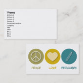 Peace Love Pedications Visitekaartje (Voorkant / Achterkant)