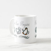 Peace Love Penguins Koffiemok (Voorkant links)
