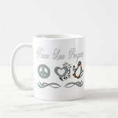 Peace Love Penguins Koffiemok (Links)
