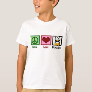 Peace Love Penguins T-shirt