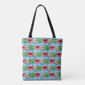 Peace Love Penguins Tote Bag (Achterkant)