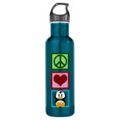 Peace Love Penguins Waterfles (Voorkant)