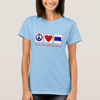 Peace Love Pennsylvania T-shirt