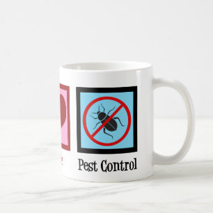 Peace Love Pest Control Koffiemok