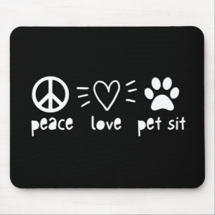 Peace Love Pet Sit Muismat