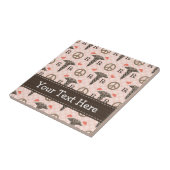 Peace Love Pharmaceutical Caduceus Ceramic Tile Tr Tegeltje (Zijkant)