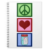 Peace Love Pharmacist Notitieboek (Voorkant)