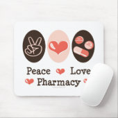 Peace Love Pharmacy Mousepad Muismat (Met muis)
