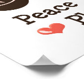 Peace Love Pharmacy Poster (Hoek)