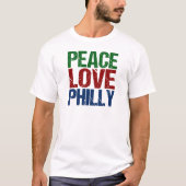 Peace Love Philly T-shirt (Voorkant)
