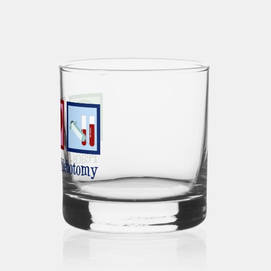 Peace Love Phlebotomie Cute Phlebotomist Whisky Glas (Links)