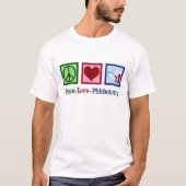 Peace Love Phlebotomie T-shirt (Voorkant)