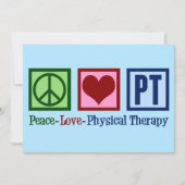 Peace Love Physical Therapy Kaart (Voorkant)