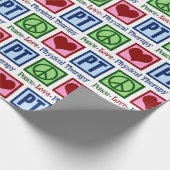 Peace Love Physical Therapy PT-kerstmis Cadeaupapier (Hoek)