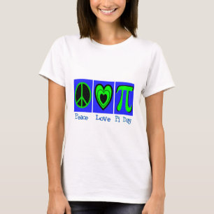 Peace Love Pi Day T-shirt