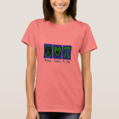 Peace Love Pi Day T-shirt (Voorkant)