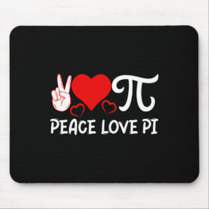 Peace Love Pi I Pi Symbol I Pi Muismat