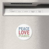 Peace Love Pianos Magneet (Insitu (Vaatwasser))