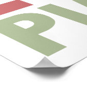 Peace Love Pianos Poster (Hoek)