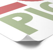 Peace Love Piccolos Poster (Hoek)