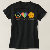 Peace Love Pickleball 338 T-shirt (Design voorkant)