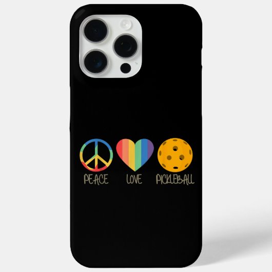 Peace Love Pickleball Case-Mate iPhone Case (Achterkant)