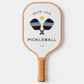 Peace Love Pickleball Custom Pickleball Paddle (Achterkant)