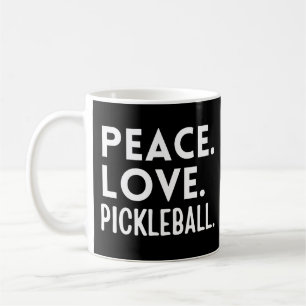 Peace Love Pickleball Koffiemok