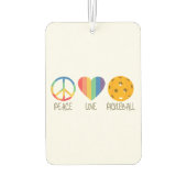 Peace Love Pickleball Luchtverfrisser (Achterkant)
