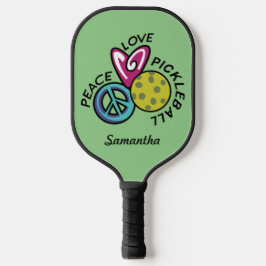 Peace Love Pickleball Persoonlijk Paddle