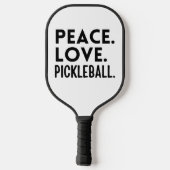 Peace Love Pickleball Pickleball Paddle (Achterkant)