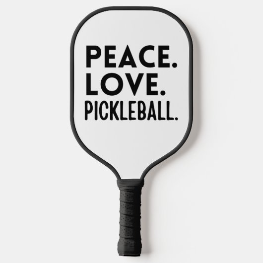 Peace Love Pickleball Pickleball Paddle (Achterkant)
