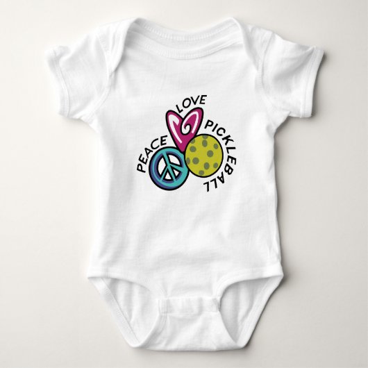 Peace Love Pickleball Romper (Voorkant)