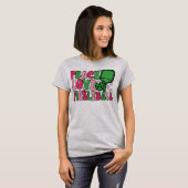 Peace Love Pickleball T-Shirts voor Dames Spelers (Voorkant volledig)
