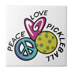 Peace Love Pickleball Tegeltje