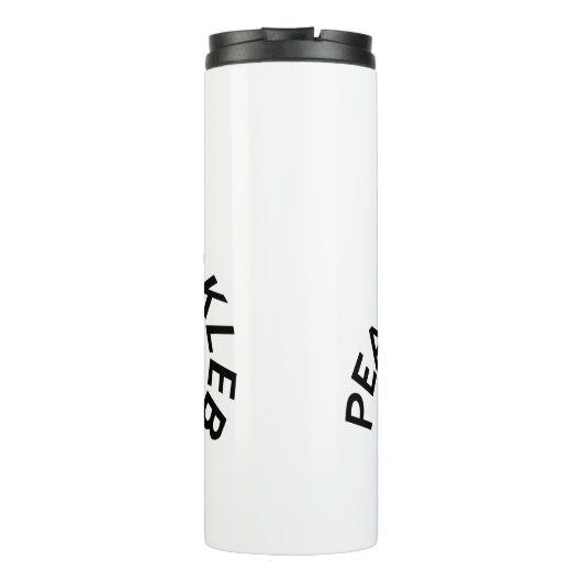 Peace Love Pickleball Thermosbeker (Achterkant)