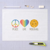 Peace Love Pickleball Tissuepapier (Craft)