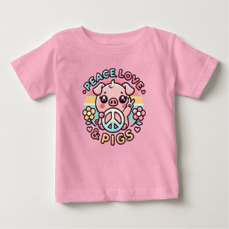 Peace Love & Pigs Peuter Shirt