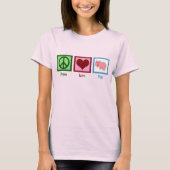 Peace Love Pigs T-shirt (Voorkant)