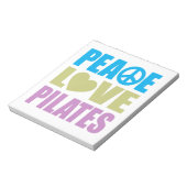 Peace Love Pilates Notitieblok (Linkerzijde)